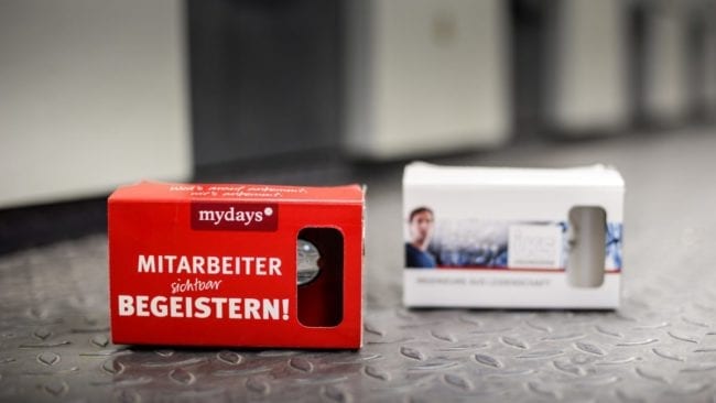 Individuell bedrucktes Google-Cardboard