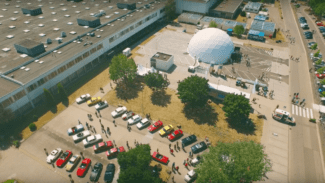 Unternehmensfeier Parkplatz