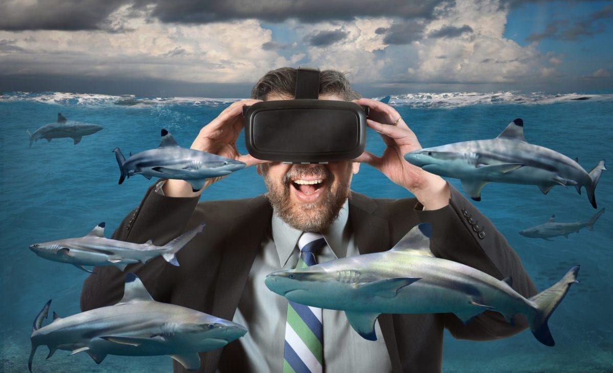 VR-Headset - Eintauchen in die Tiefen des Ozeans