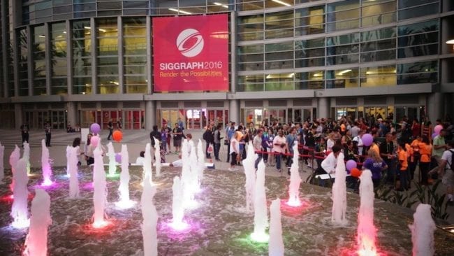 Siggraph 2016 Brunnen