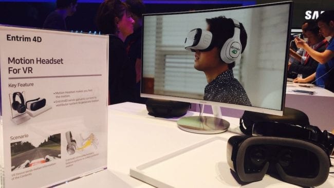 IFA Berlin 2016 Samsung Motion Headset