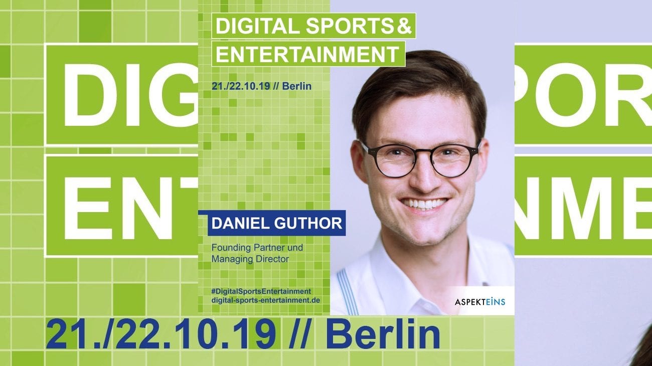 Daniel Guthor Aspekteins DSE 2019 Speaker